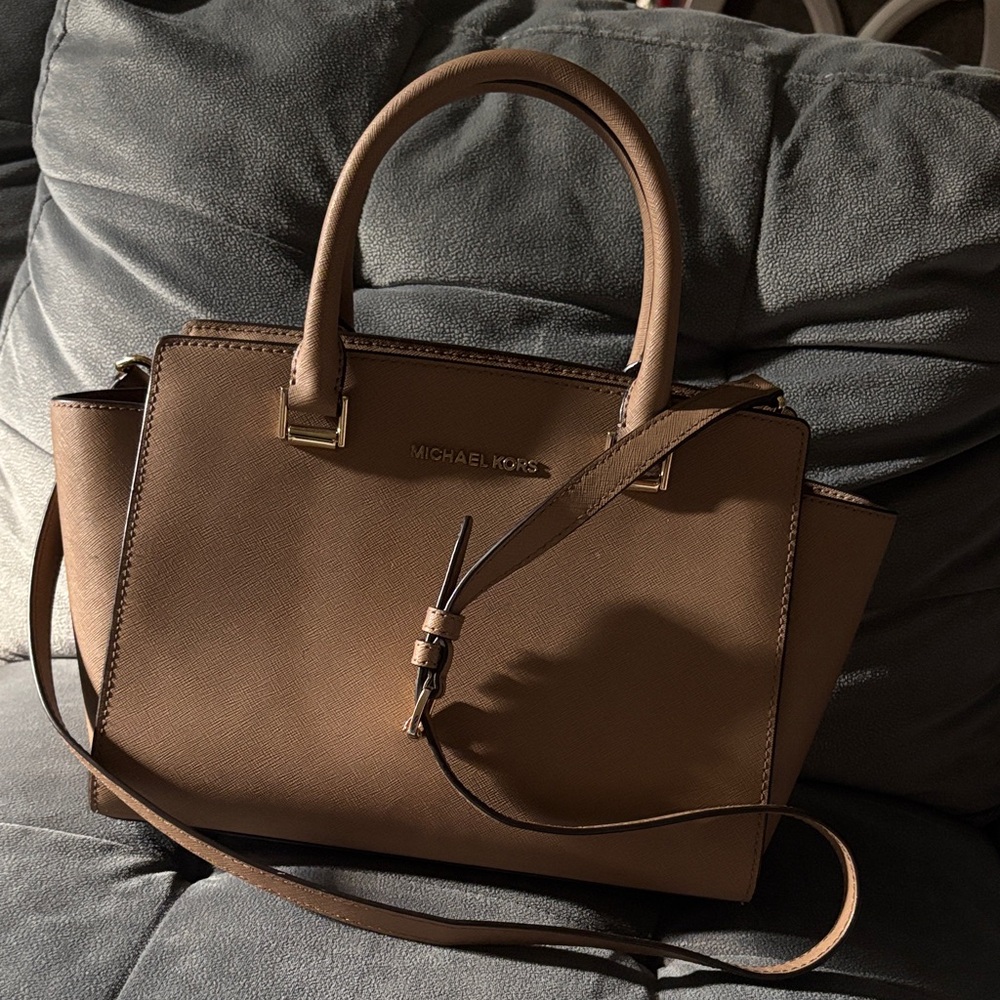 Michael Kors Brown Satchel Bag